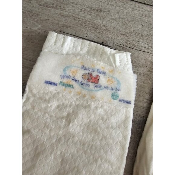 Vintage Pampers Disney Disposable Diaper Lot Of 4 Sesame Street Big Bird - Picture 3 of 8